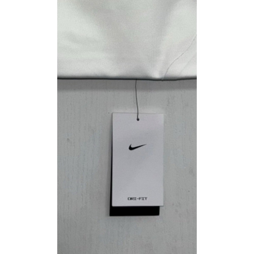 NWT Nike Dri-FIT Sz XL Swoosh Medium Support Sports Bra White Black Racerback - Picture 5 of 8